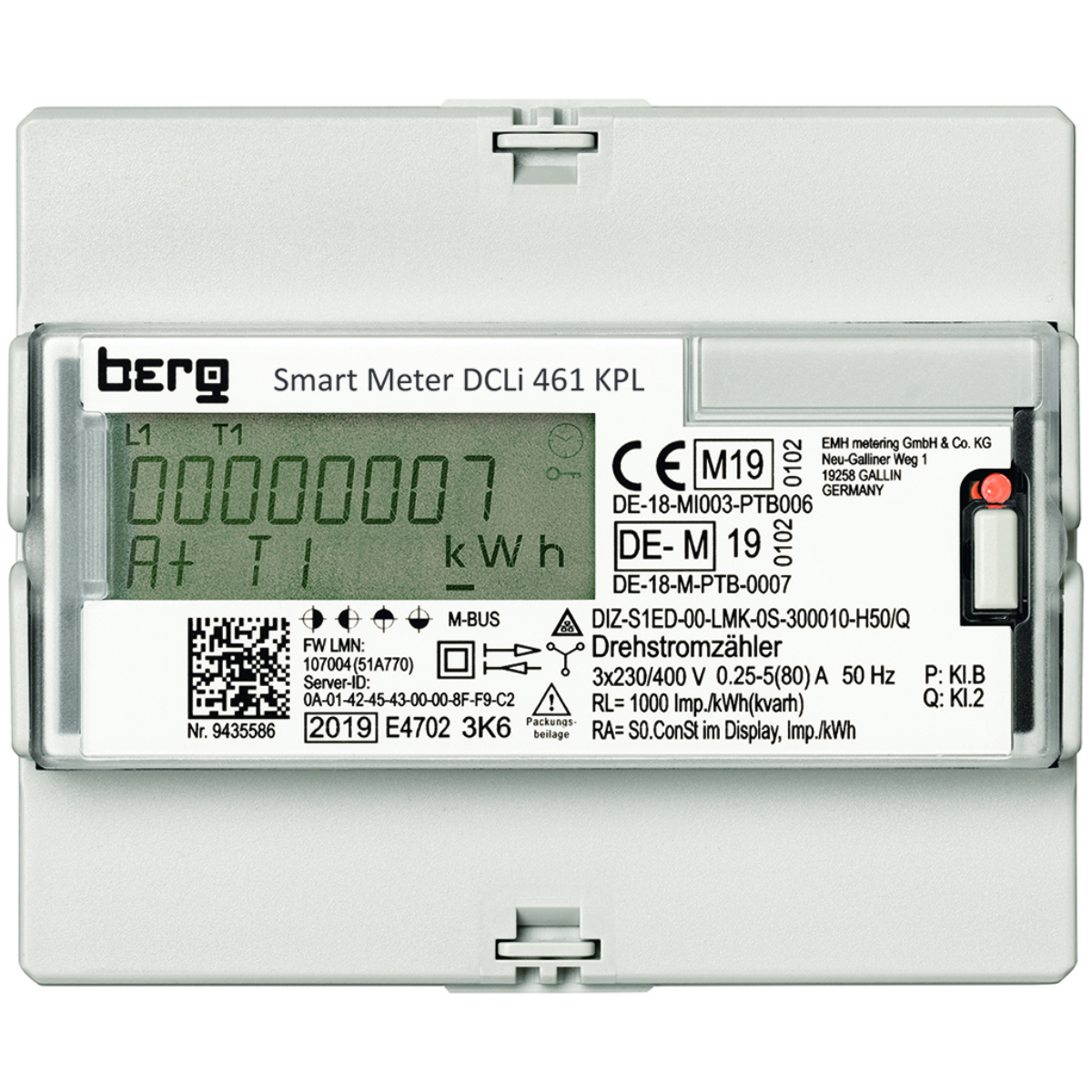 Energy meter DCI – DCMI – DCMOI Energy meter DCI – DCMI – DCMOI