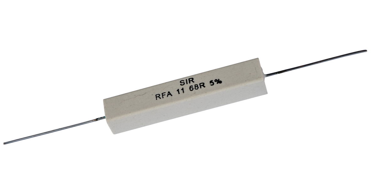 Ceramic housed axial resistors